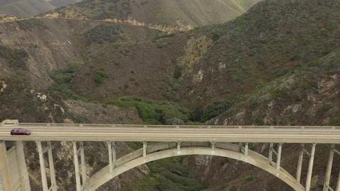 Bixby Bridge Stock Footage 98476094