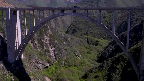 Bixby Bridge Stock Footage 243408118