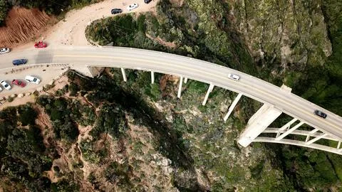 The Bixby Bridge Stock Photos