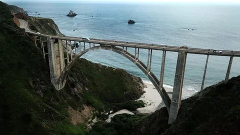 The Bixby Bridge Stock Photos