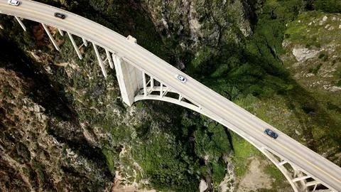 The Bixby Bridge Stock Photos