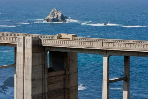 Bixby Bridge Tower Stock Photos