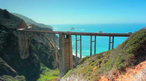 Bixby Creek Bridge Видео 37228333