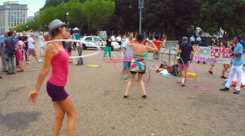 Bizarre Anti-War Protest Stock Footage 41174445
