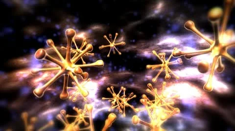 Bizarre Cells HD VJ clip Stock Footage 9756499