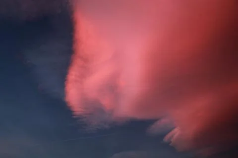 Bizarre cloud formation Stock Photos