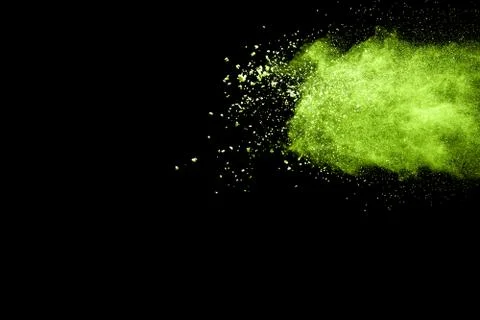 Bizarre forms of powder painted Stock Photos