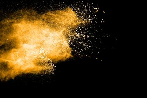 Bizarre forms of powder painted Foto stock