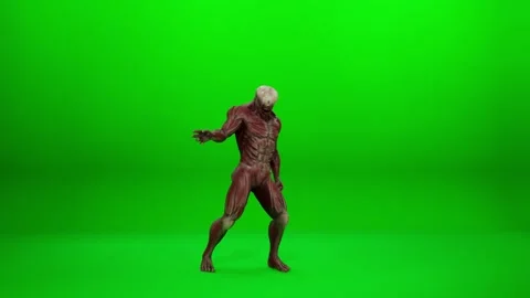 Bizarre Humanoid Creature Dance Slow Motion Stock Footage 319883838