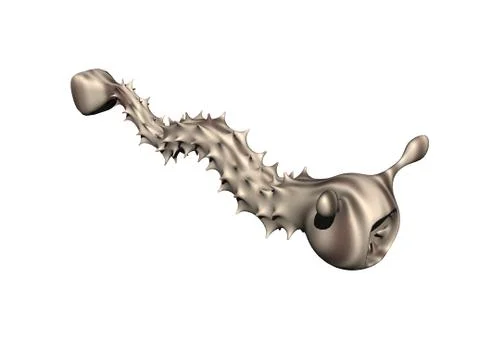 Bizarre pathogen with many continuations Stock Illustration