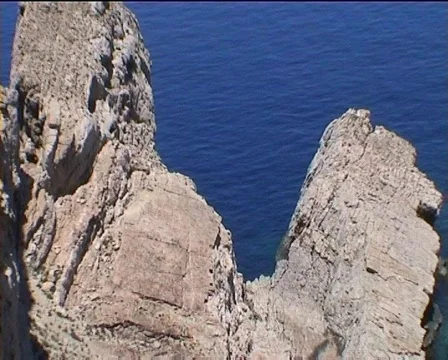 Bizarre rock, Ibiza Stock Footage 91010