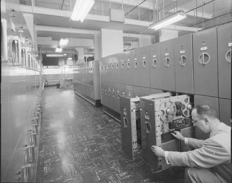 BIZMAC Computer, USA Stock Photos