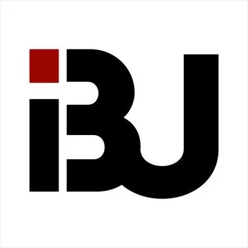 BJ, IBJ BIJ initials geometric letter company logo Stock Illustration