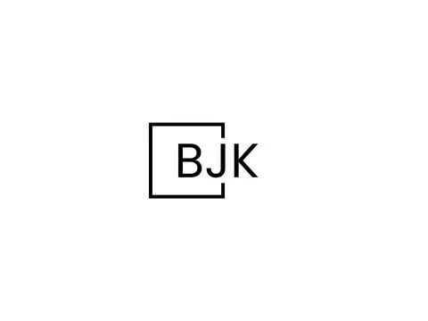 BJK letter initial logo design vector illustration Stock Illustration