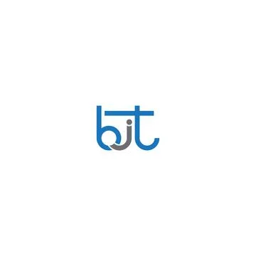 BJT Letter monogram Initial Logo Design Template Vector Illustration. BJT e.. Stock Illustration