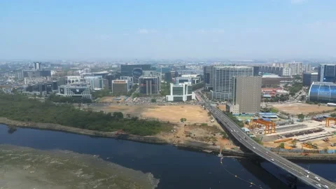 BKC / Bandra-Kurla Complex / Drone / City Stock Footage 237228264