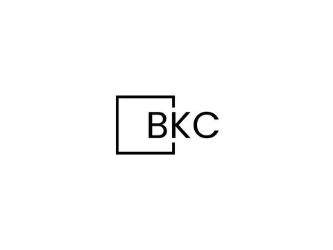 BKC letter initial logo design vector illustration 스톡 일러스트