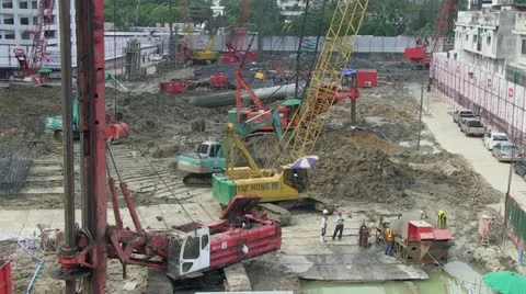Bkk construction 217001 Stock Footage 21084196