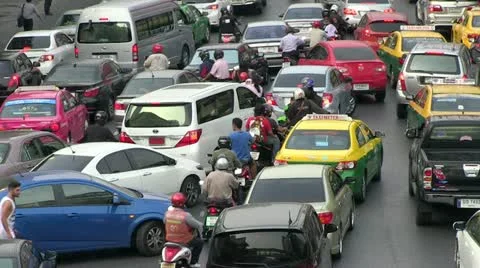 Bkk traffic 217101 Stock Footage 21076000