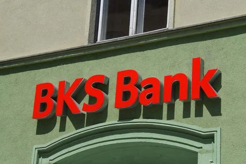 BKS Bank logo Stock Photos