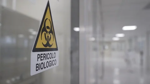 BL3 research laboratory Stock Footage 125401325