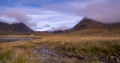 Bla Bheinn, Isle of Skye, Scotland Stock Footage 264954341