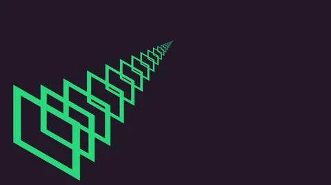 Black 3d abstract background Stock Illustration