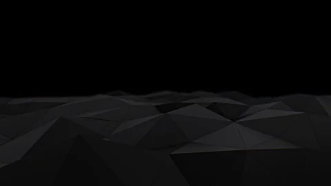 Black 3d abstract background loop video Stock Footage 98858961
