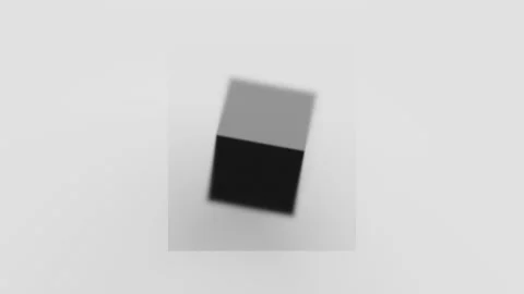 Black 3d cube animation Stock Footage 166520363