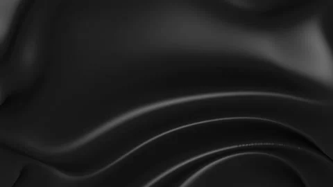 Black 3D dynamic abstract liquid light and shadow artistic wavy futuristic Stock Footage 148185448
