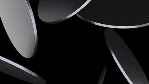 Black 3d elements Stock Illustration