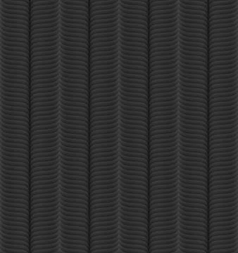 Black 3d seamless pattern Illustrazione stock