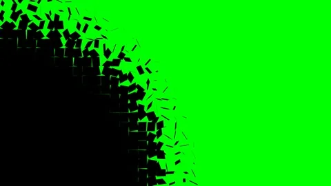 200 IQ Math Background Greenscreen effect Chromakey 4K