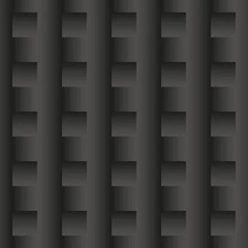 Black abstract background. 3d seamless geometric pattern. Vector illustration Stock Illustration