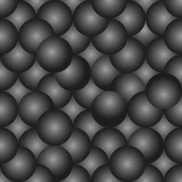 Black abstract background. 3d seamless geometric pattern. Vector illustration Illustrazione stock