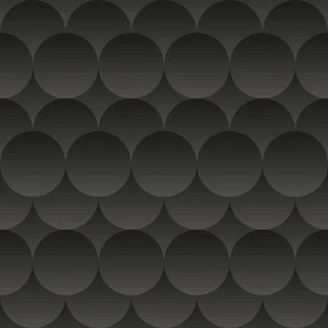 Black abstract background. 3d seamless geometric pattern. Vector illustration Stock Illustration