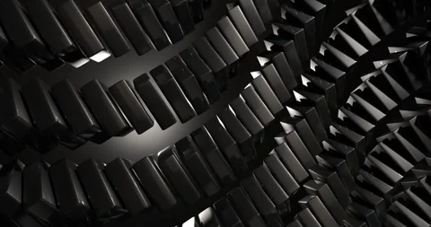 Black abstract background with block structure Stock Footage 331745217