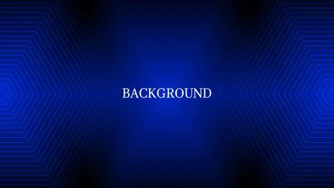 Black abstract background with blue triangular pattern, modern geometric texture Stockillustratie