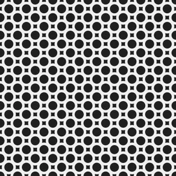 Black Abstract Background with Circles Stock Illustration
