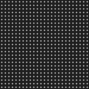 Black Abstract Background with Crosses Seamless Pattern Stock Illustration