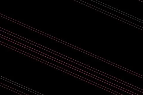 Black abstract background with curved lines and dots Stock Illustration