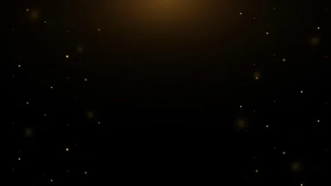 Black abstract background with glowing golden particles and soft light at the 動画素材 336364934