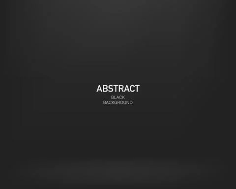 Black abstract background. Gradient design. Darck background. Vector Stock Illustration