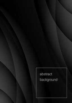 Black abstract background Stock Illustration