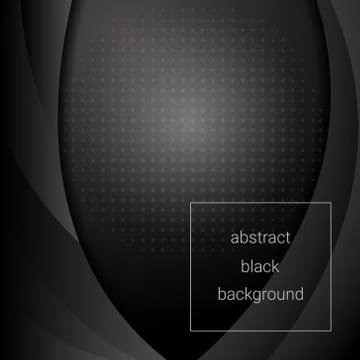 Black abstract background Stock Illustration