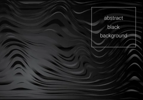 Black abstract background Stock Illustration