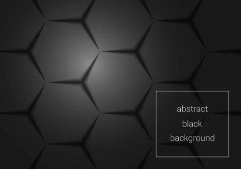 Black abstract background Stock Illustration