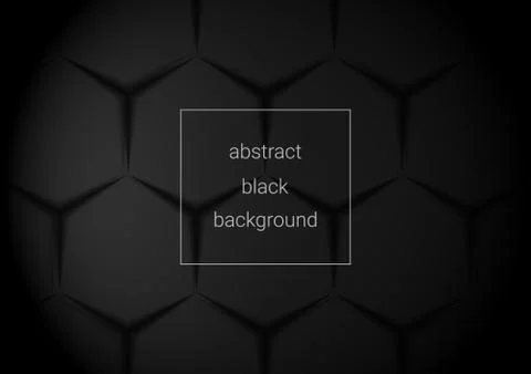 Black abstract background Stock Illustration