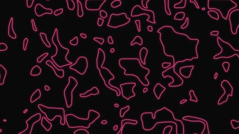 Black abstract background with moving particles and streamlined shapes, geo.. Stock Footage 313219138