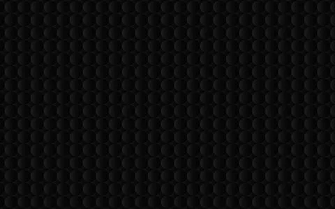 Black abstract background with padded emboss circles. Vector illustration. 스톡 일러스트